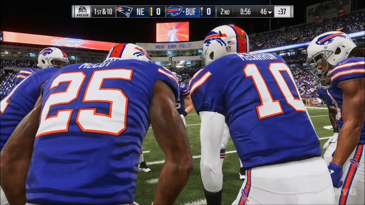 Madden NFL 19 - Buffalo Bills vs New England Patriots - Gameplay (HD) [1080p60FPS]