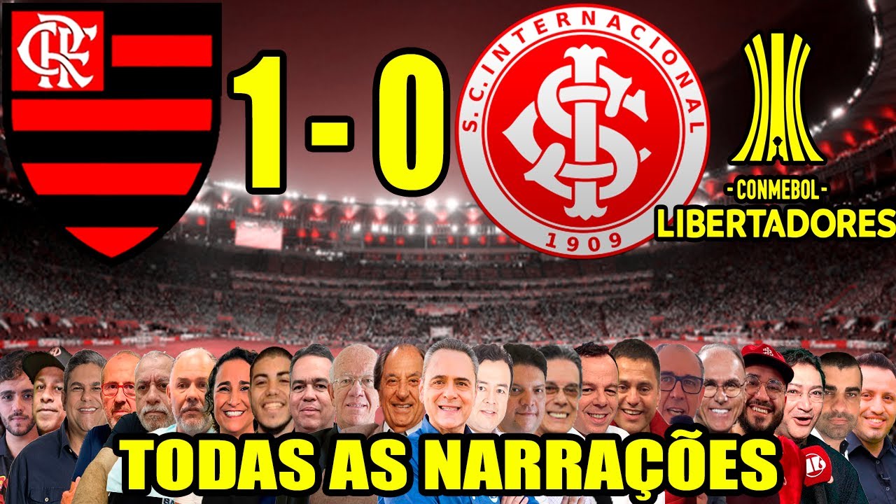 Todas as narrações - Flamengo 1 x 0 Internacional | Libertadores 2025