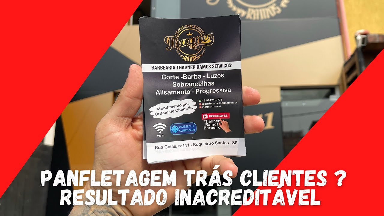 PANFLETAGEM TRÁS CLIENTES ?  RESULTADO INACREDITÁVEL!
