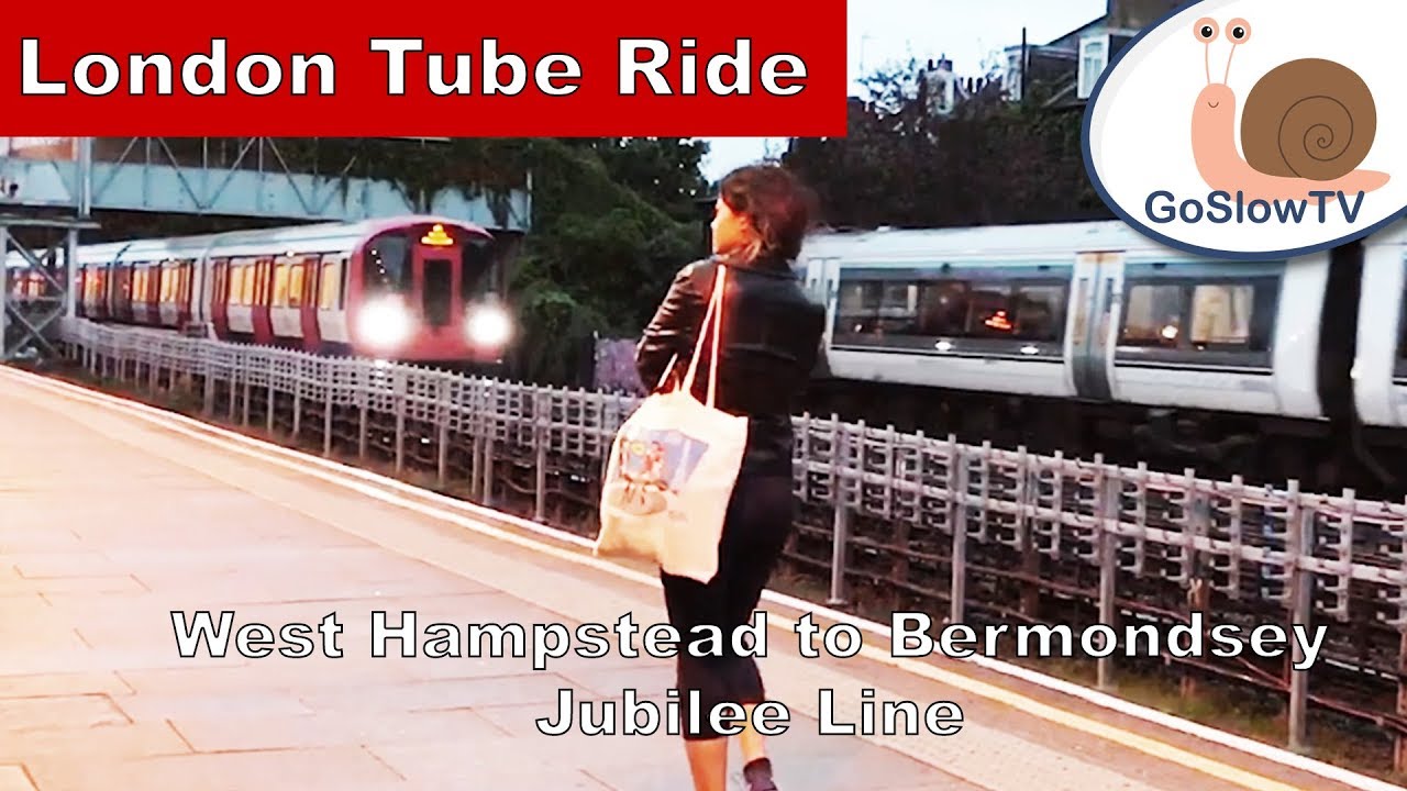 London Underground Tube Ride | West Hampstead to Bermondsey | Jubilee Line | Slow TV | Episode 35