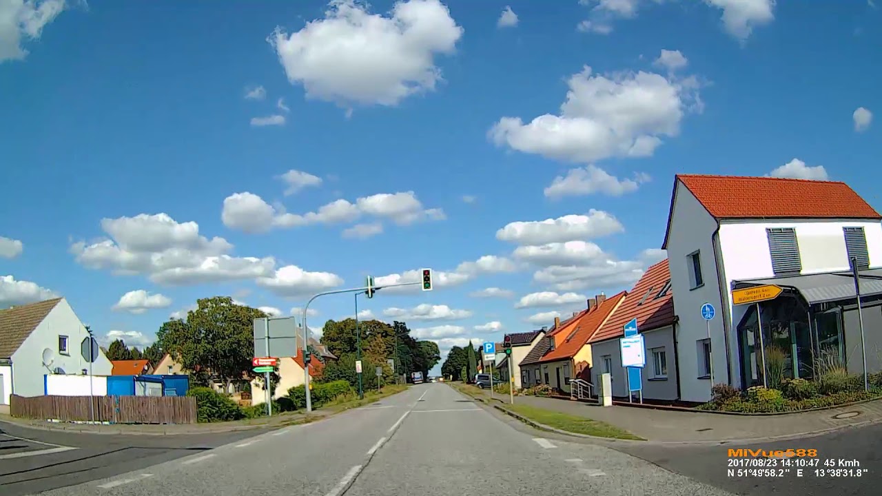 D: Langengrassau. Gemeinde Heideblick. Ortsdurchfahrt. August 2017
