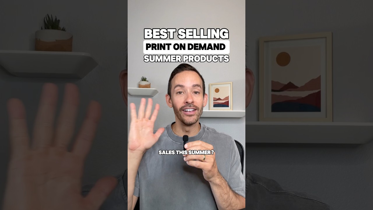 Top selling print on demand products for summer 2025 🔥
