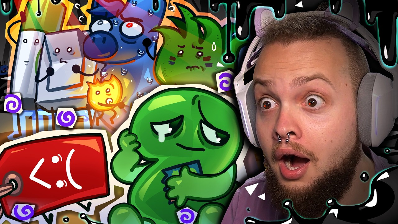 DON’T TOUCH THE BLACK GOO! (BFDI:TPOT 21: Insectophobe's Nightmare 6 FULL REACTION)