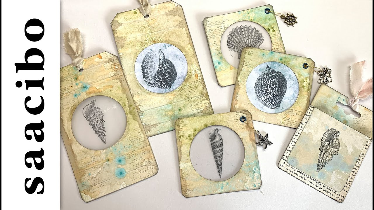 Recycling Packaging With Windows Into Specimen Cards - Junk Journal Ephemera Tutorial