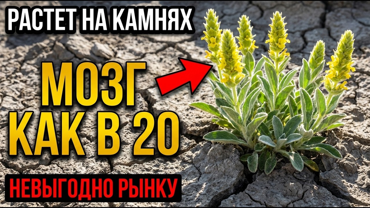 Сорняк, Спасающий Мозг в 90 Лет — Почему Аптеки Скрывали Это Растение?