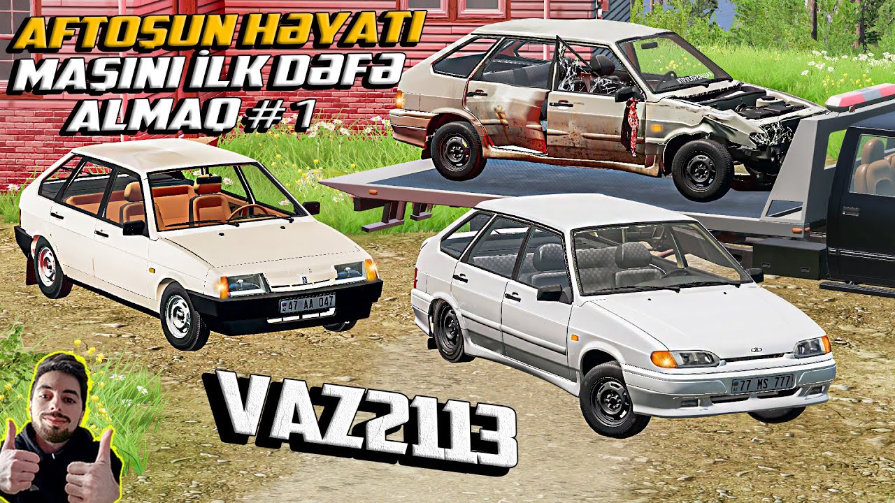 Aftoşun Həyatı İlk Maşını Almaq Vaz2113 Bölüm 1 | Maşın Oyunları | BeamNG.Driver 