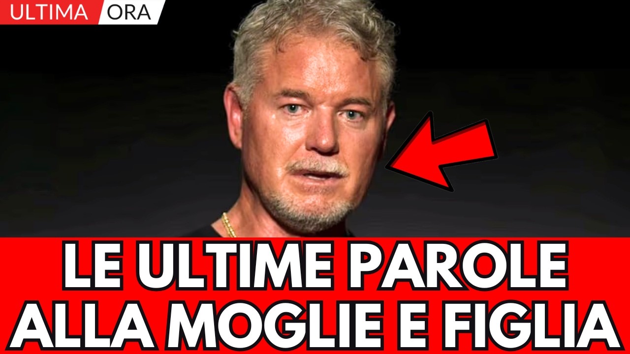 ERIC DANE, L&rsquo;ULTIMO MESSAGGIO PRIMA DI MORIRE ALLA FAMIGLIA E' DA BRIVIDI!