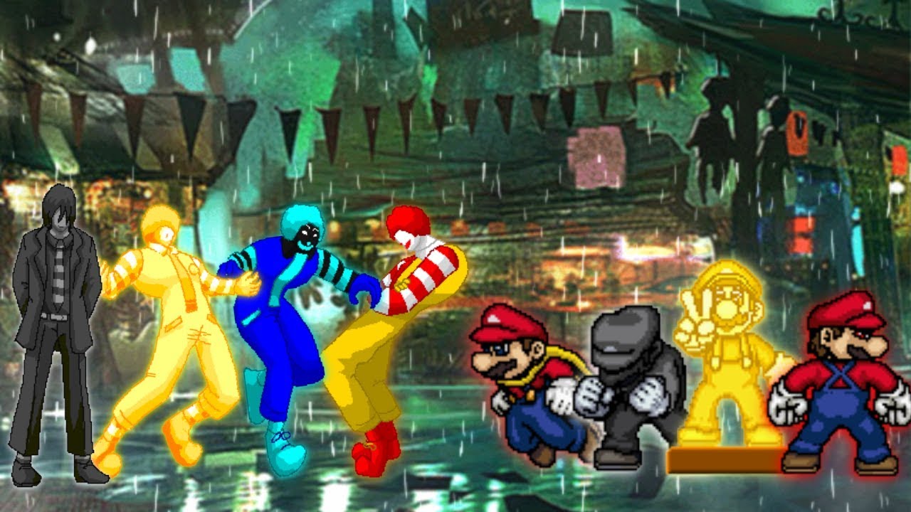 [KOF Mugen] Donald Team VS. Mario Team