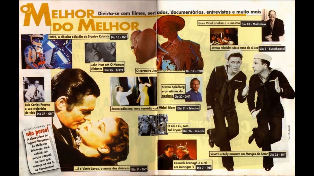 Revista Set: Nostalgia dos anos 90 - Guia de TV por assinatura da antiga revista SET #versão02