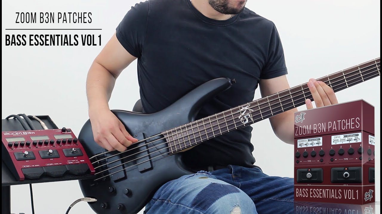Zoom B3n Patches | Bass Essentials vol1 | Playthrough