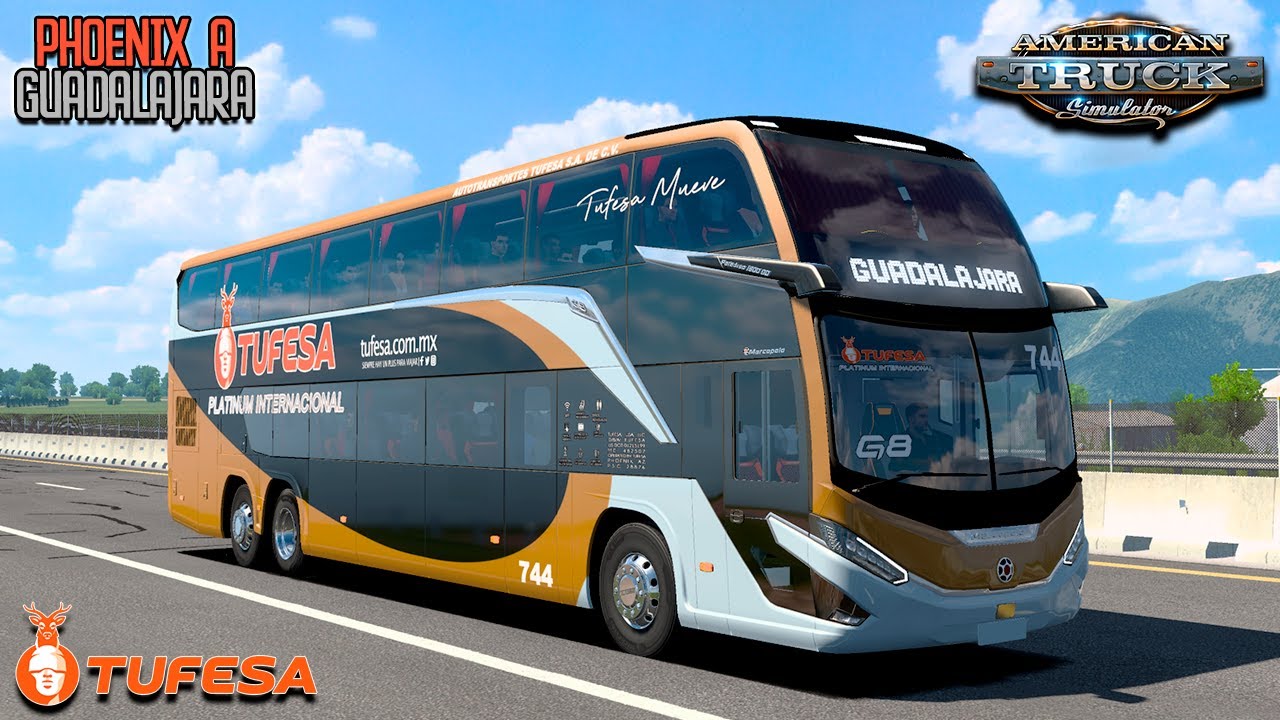 ATS 1.48 | Phoenix a Guadalajara | Tufesa Platinum Internacional | Marcopolo Paradiso G8 1800