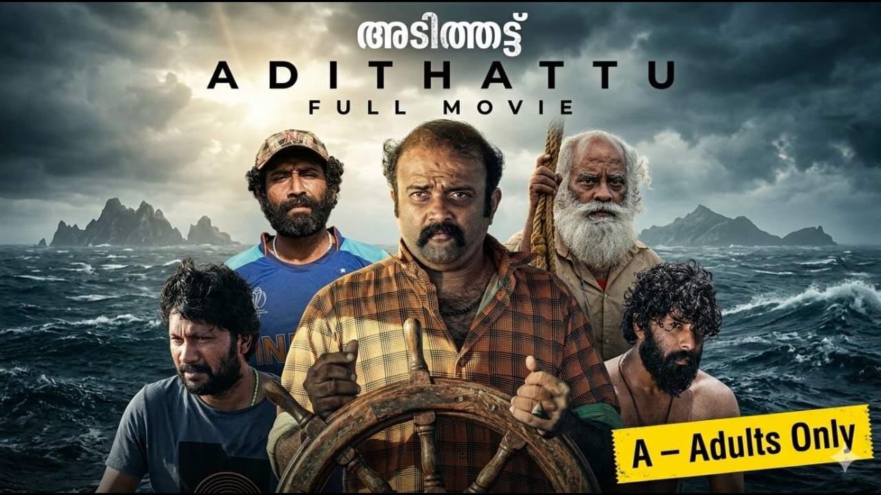 ADITHATTU | Full Movie | Intense Sea Thriller | Shine Tom | Sunny Wayne | Jijo Antony Film