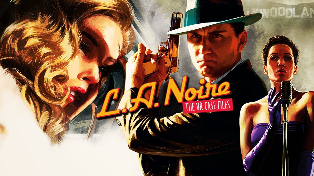 Relaxing L.A. Noire Music || 1940s Smoky Jazz Bar & Rain Ambience