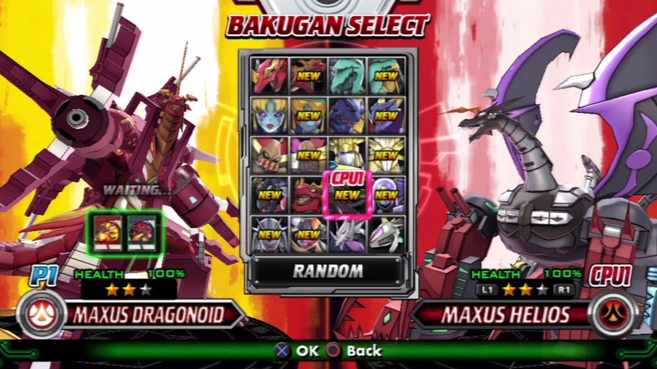 Bakugan: Defenders of the Core All Characters [PS3]
