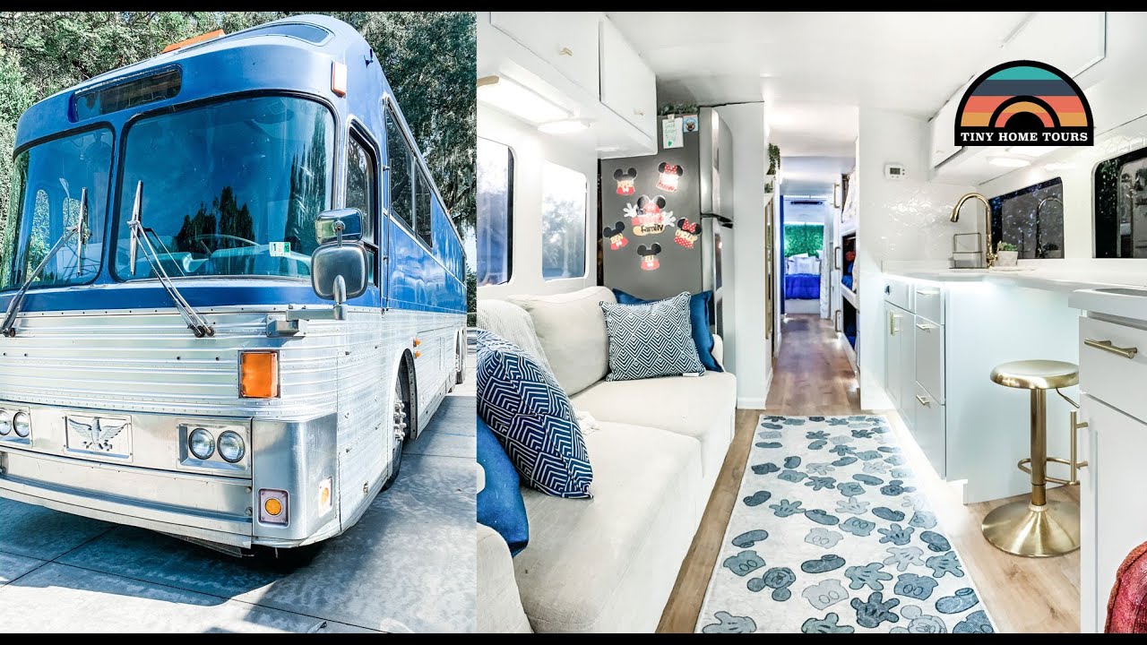 DIY Charter Bus Conversion  - Fulltime Tiny House For Family Of 5