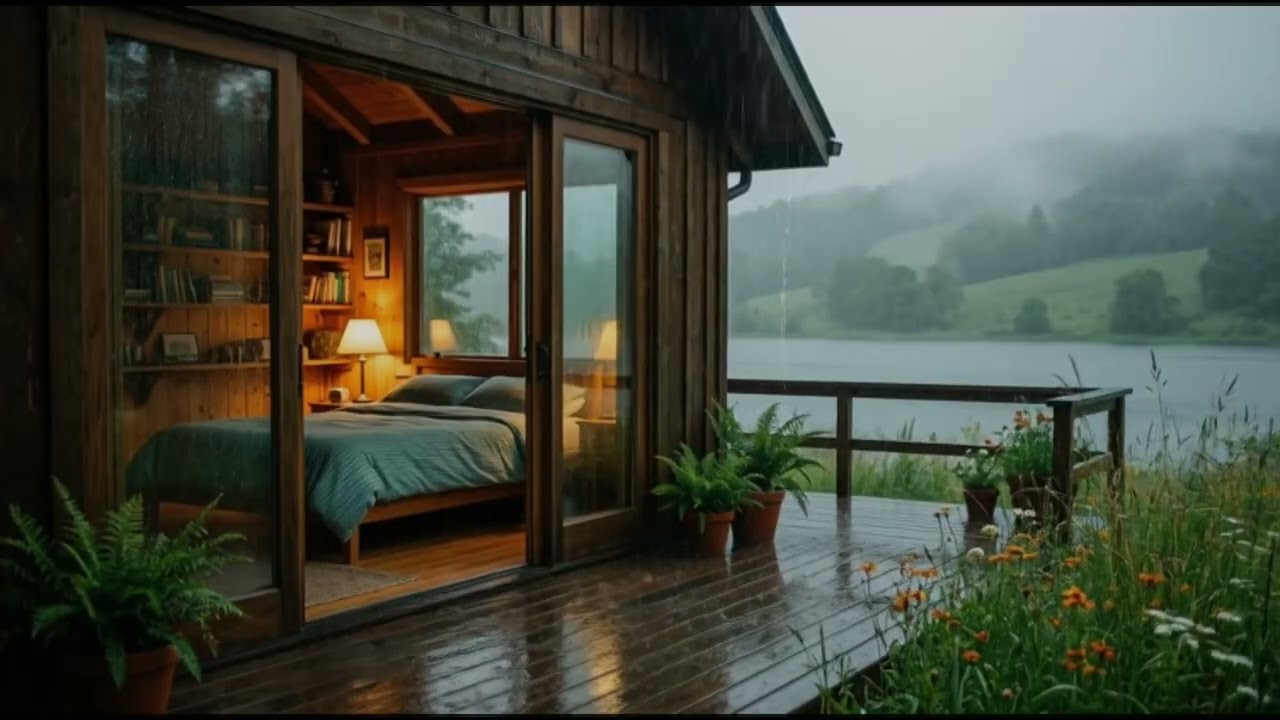 Peaceful Rainy Forest Night 🌧 | Gentle Rain Sounds for Deep Sleep and Stress Relief