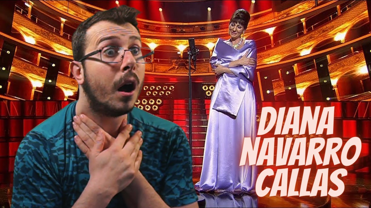 Italiano reacciona a Diana Navarro es Maria Callas