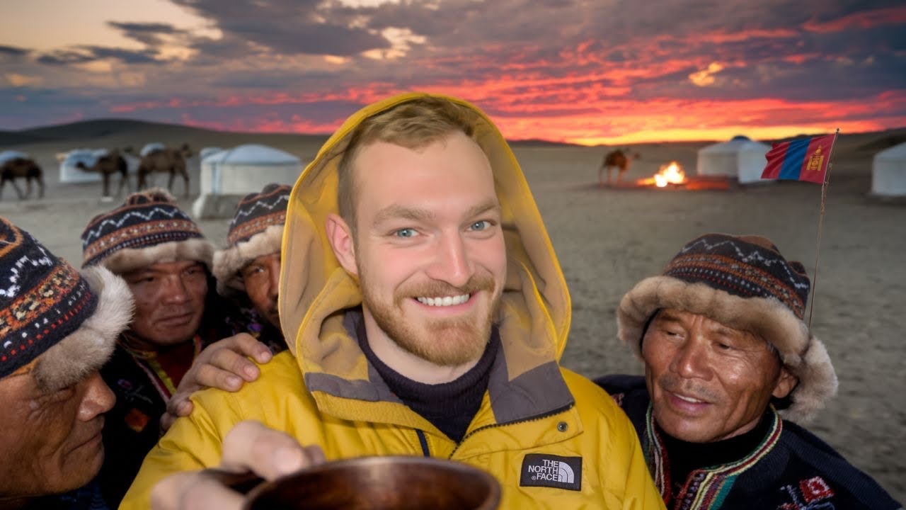 Getting Drunk With Mongolia Tribes In The Desert!