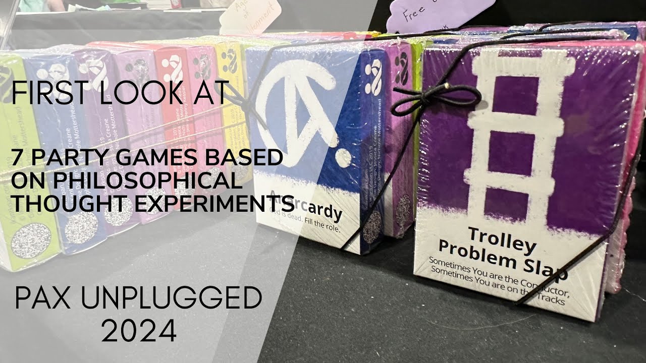 7 Philosophical Thought Experiment Party Games by I KantKoan - PAX Unplugged 2024
