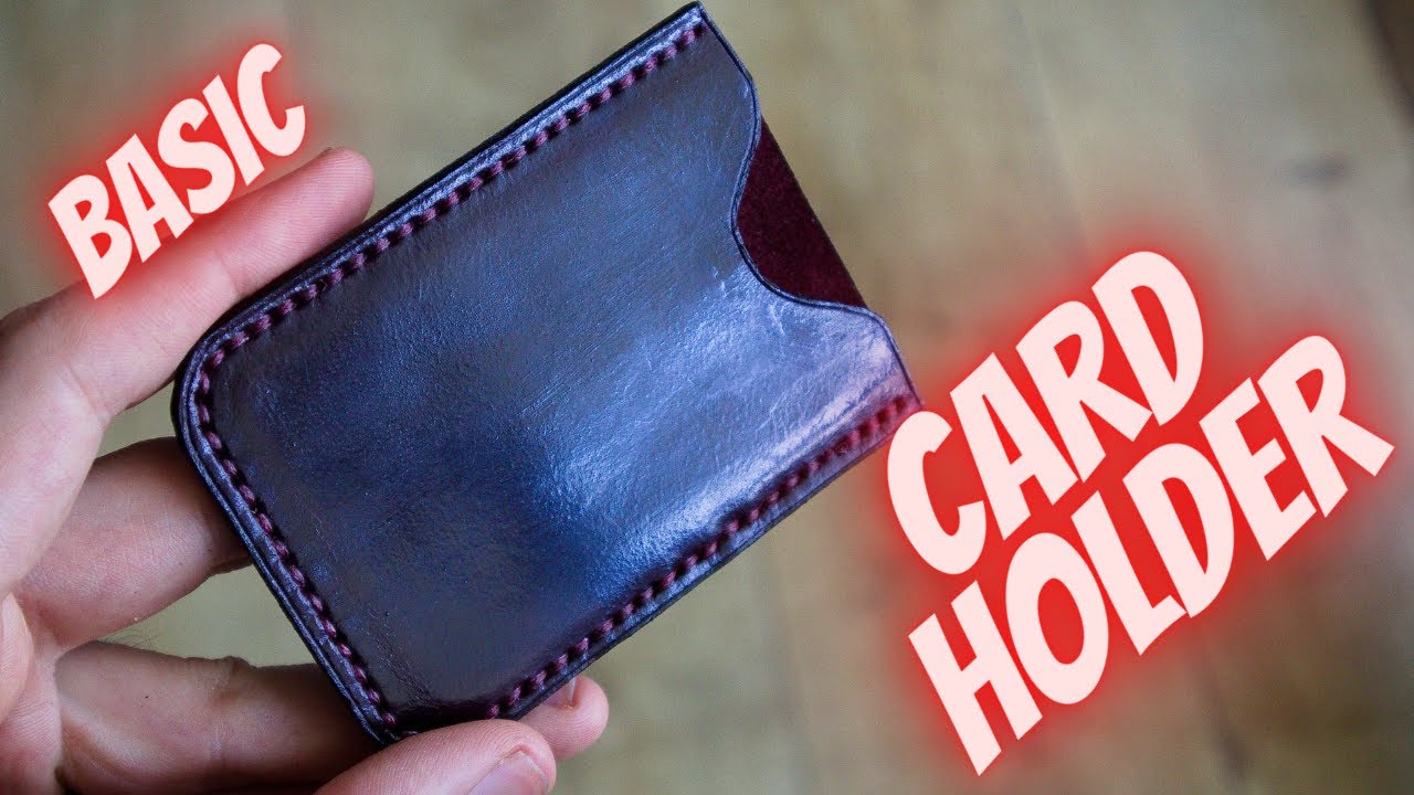 Making a Basic Card Holder | DIY | Handmade