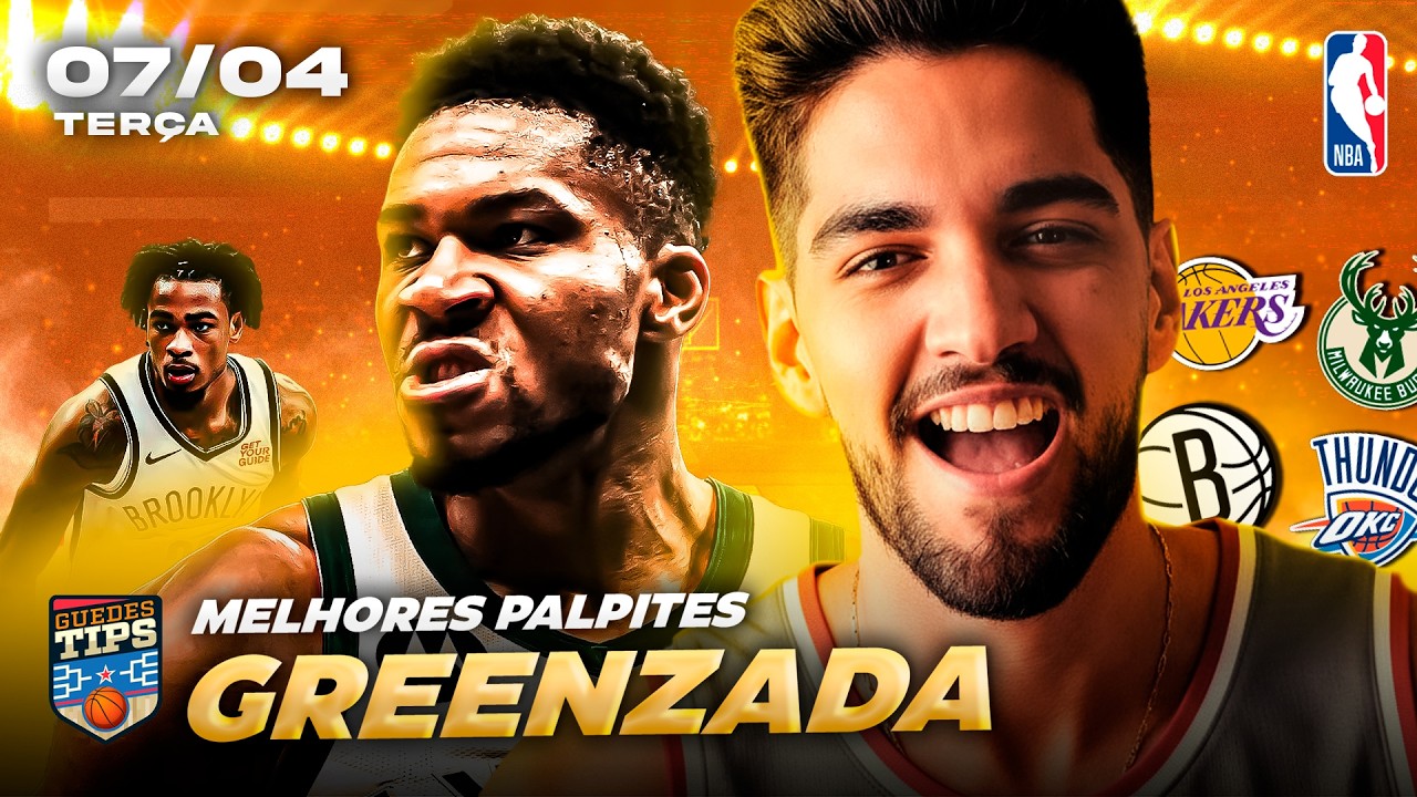 PALPITES DA NBA PARA HOJE 07 04 2026 (TER&Ccedil;A-FEIRA) + BILHETE PRONTO