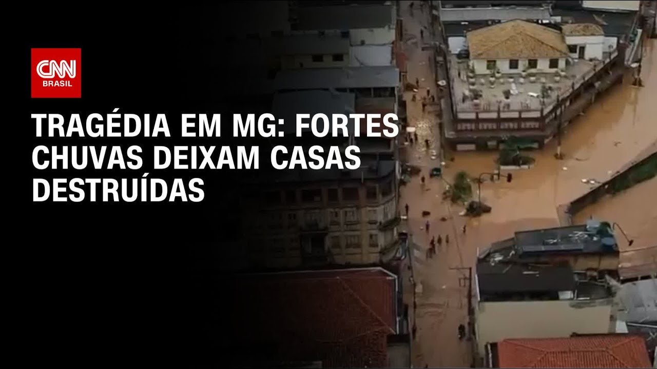 Morador de Ubá lamenta situação das casas após fortes chuvas | BASTIDORES CNN