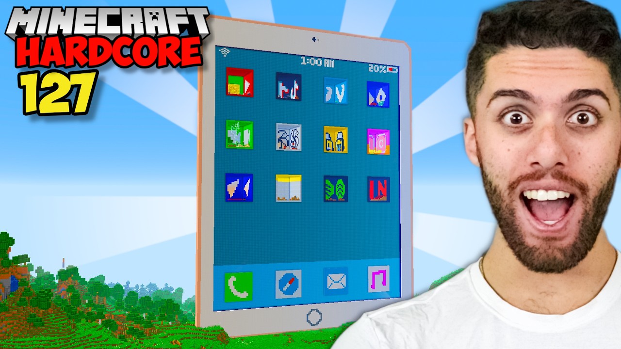 I Built The WORLDS BIGGEST IPAD in Minecraft Hardcore