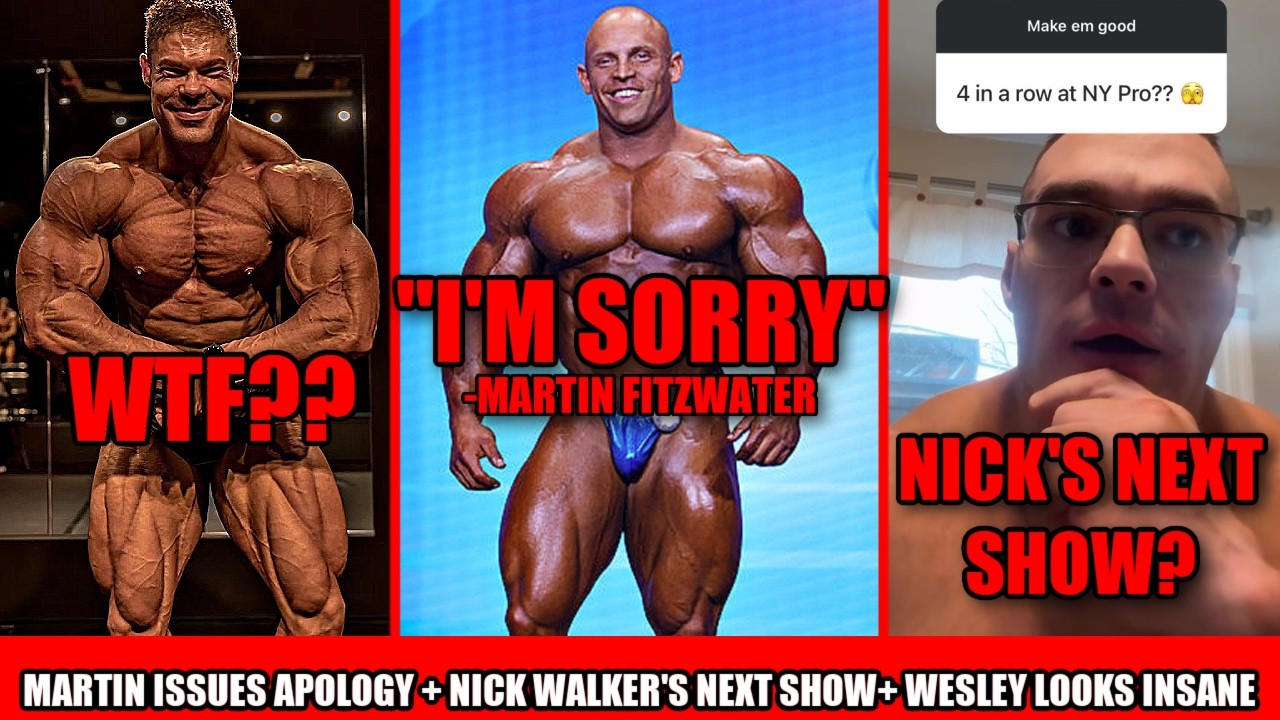 Martin Fitzwater Apologizes + Nick Walker's Next Show? + Where is Mike Sommerfeld? + Wesley 2 Days