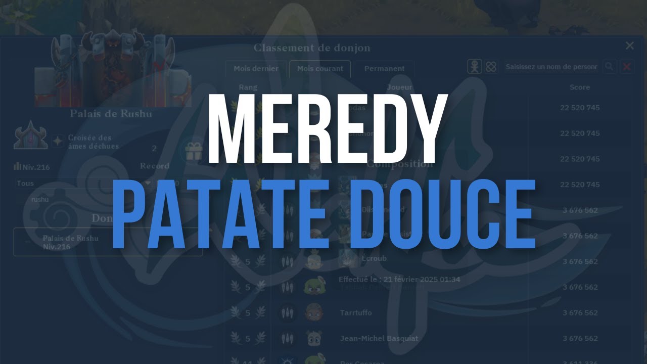 MEREDY - PATATE DOUCE
