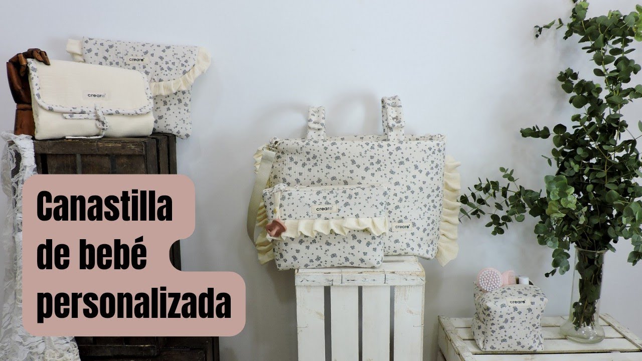 Canastillas de beb&eacute; personalizadas | T&uacute; dise&ntilde;as, yo coso | Regalo original hecho a mano