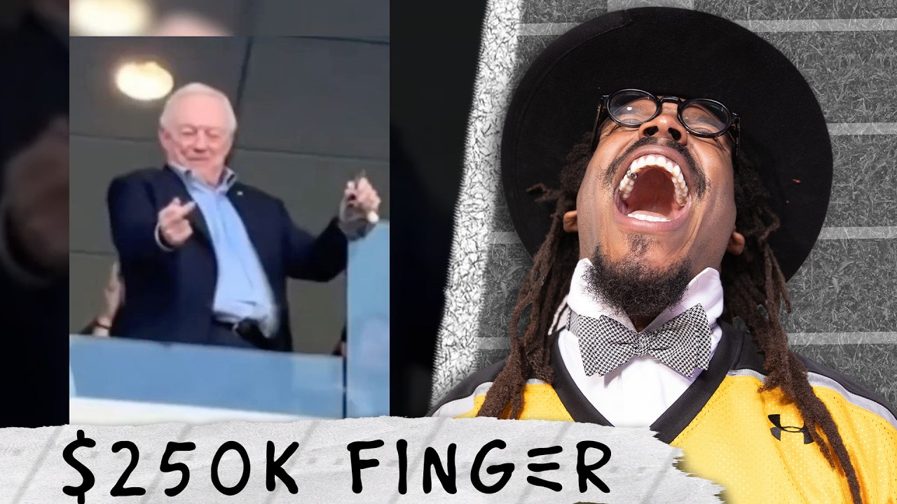 Cam Approves Jerry Jones Flipping Off Fans: 'That's Petty Cam Energy'