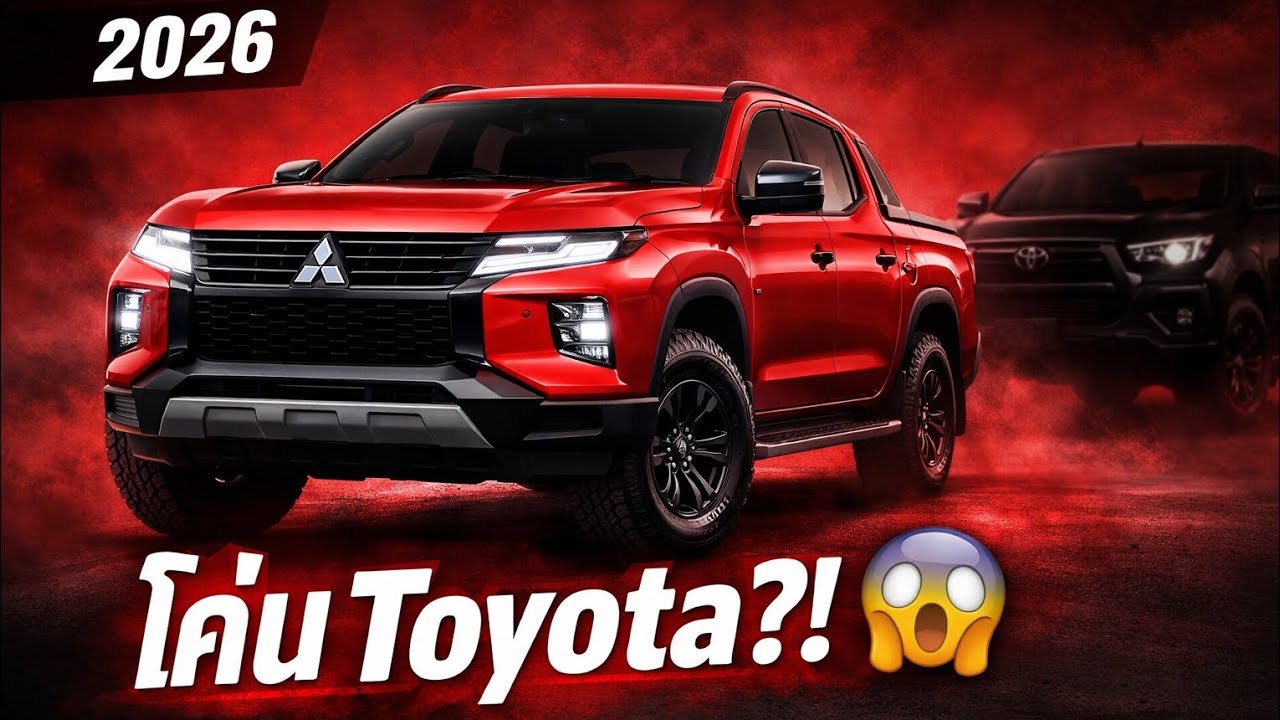 สะเทือนทั้งวงการ! Mitsubishi Triton 2026 ล้มแชมป์ Toyota ได้จริงเหรอ?! 😱