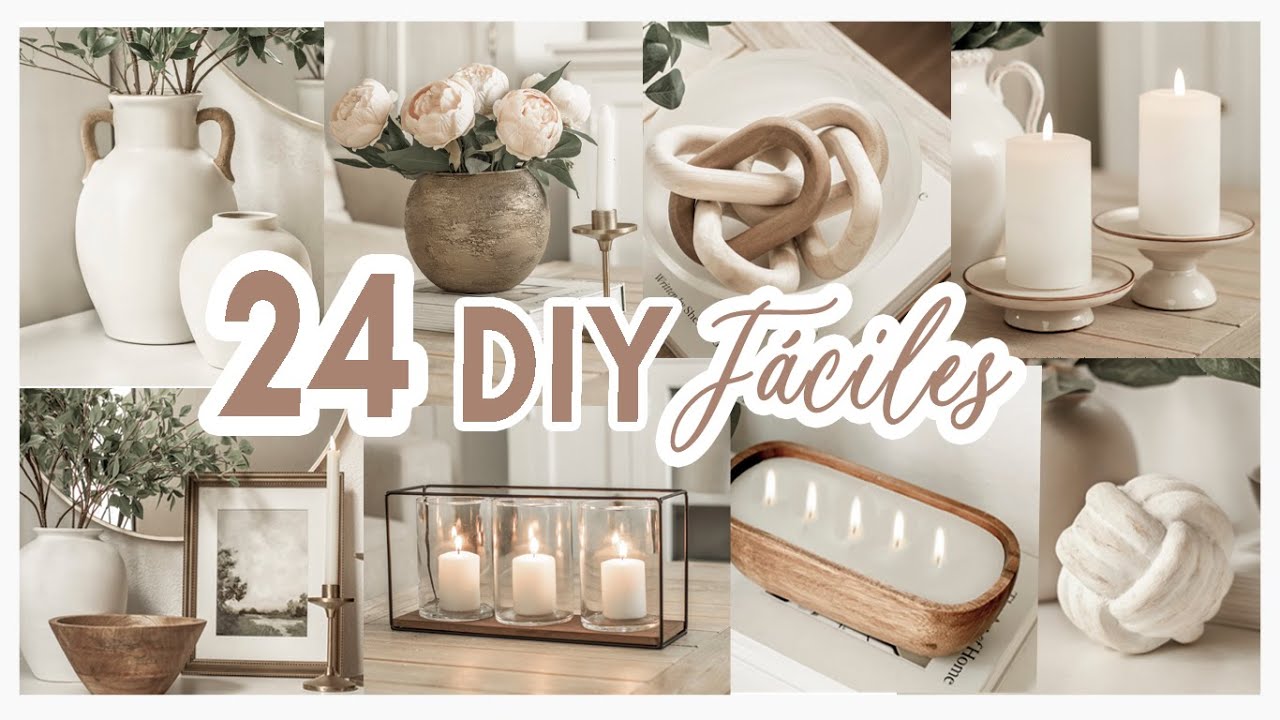 ⭐¡¡24 INCREÍBLES DIYS QUE TIENES QUE HACER YA!! 😱 DECORA con POCO DINERO/ IDEAS FÁCILES  RAPIDAS