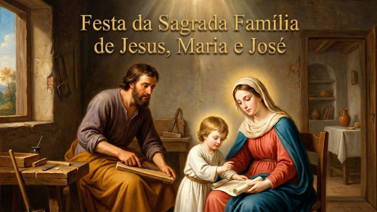 SANTA MISSA | SAGRADA FAM&Iacute;LIA DE JESUS, MARIA E JOS&Eacute; | FESTA | DOMINGO - NOITE, 28/12/2025