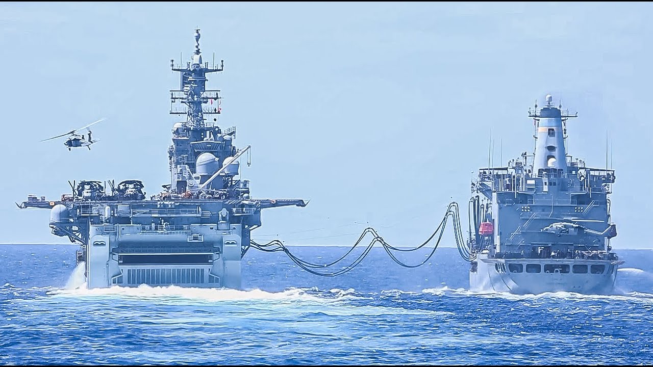 U.S. Navy Replenishment at Sea • Behind the Scenes of Vital Supply Operations