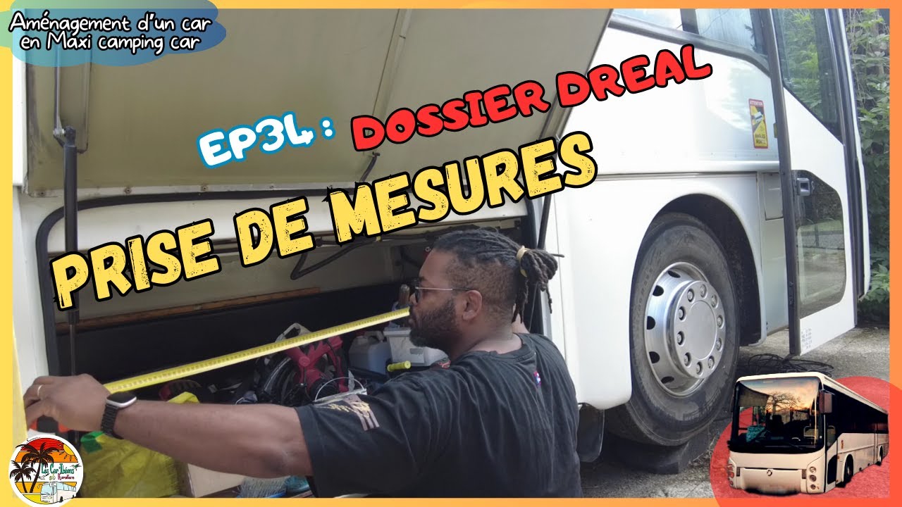 Aménager un bus en Maxi Camping-car - Ep34 On commence le dossier DREAL !! @lescaribeens