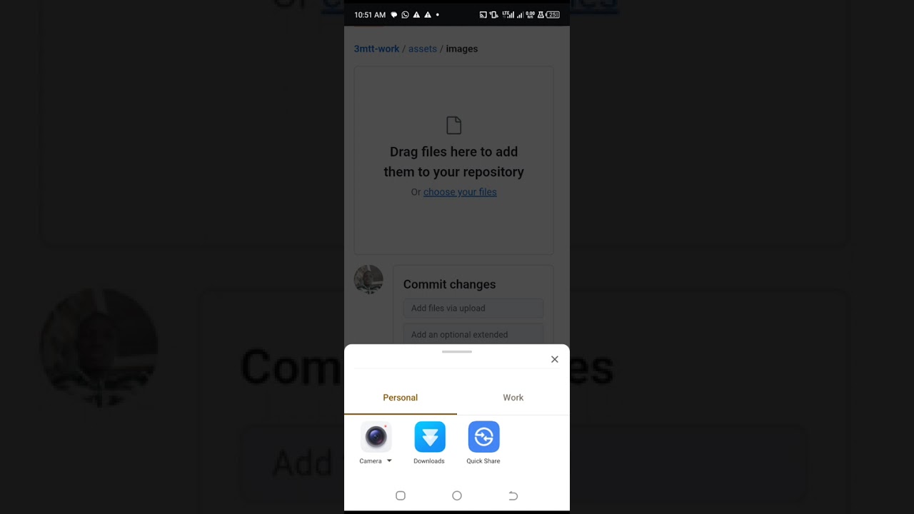 How to Push your Work (Code) to GitHub on Mobile Devic