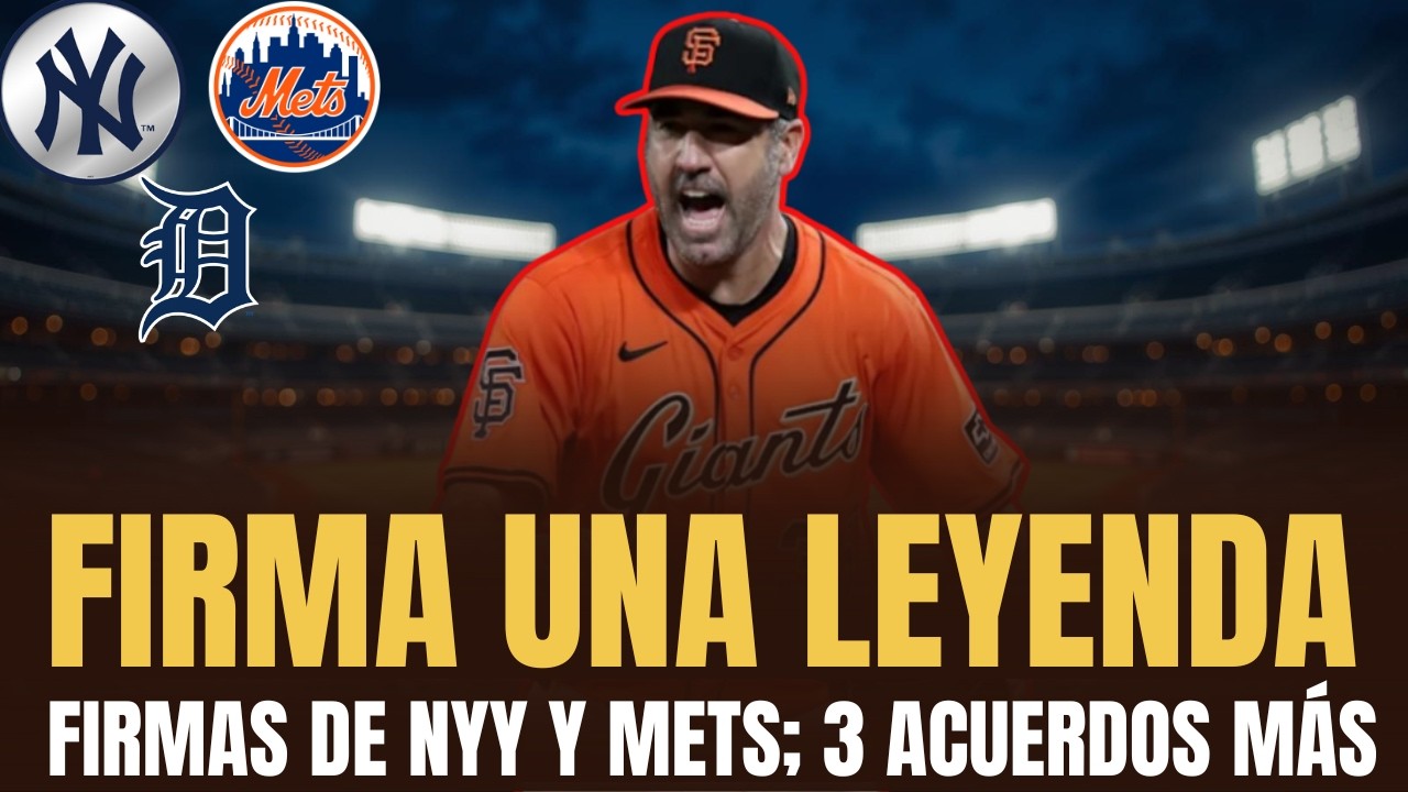 FIRMA Leyenda del picheo; nuevos peloteros a NYY y Mets; 3 acuerdos más: Agencia Libre de MLB