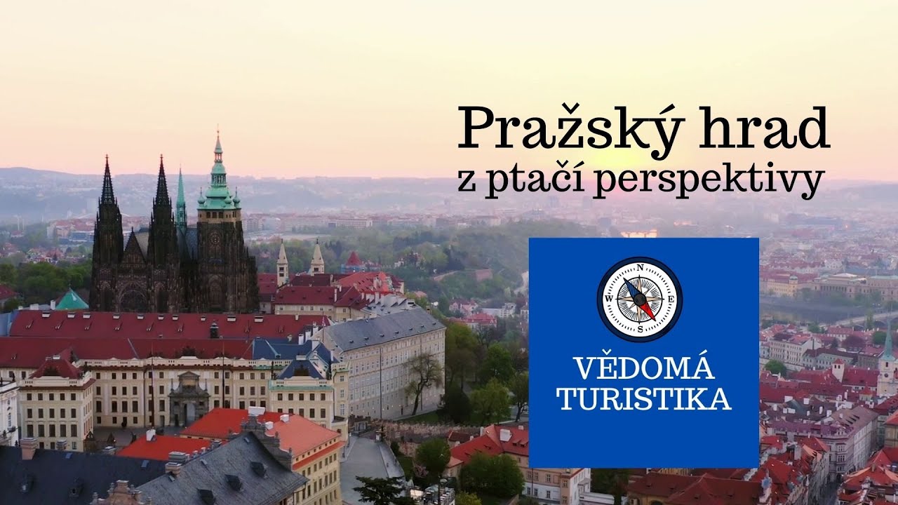 Pražský hrad a katedrála svatého Víta v úchvatných leteckých záběrech