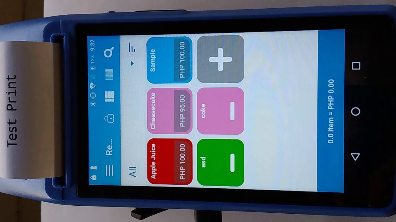 KaHero POS on Android Mobile POS Thermal Printer