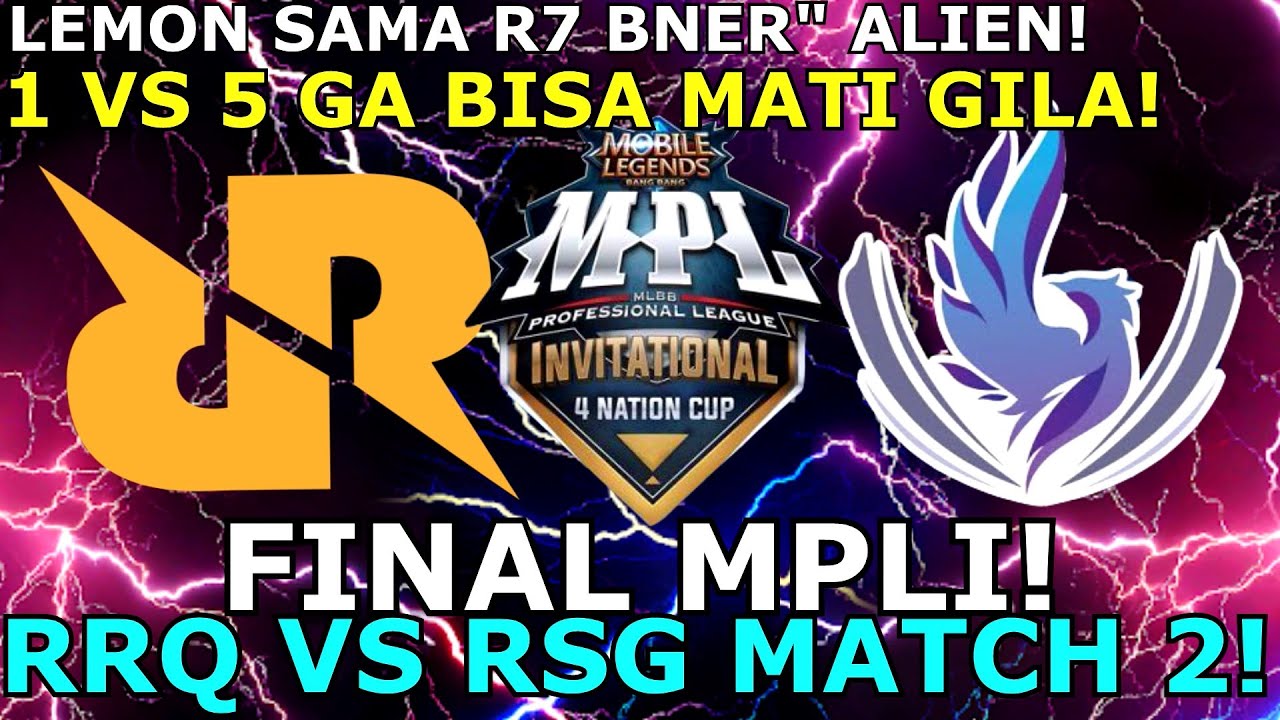 RRQ VS RSG FINAL MPLI MATCH 2! LEMON SAMA R7 DIKEROYOK SATU KAMPUNG JG GA MATI INI SIH!