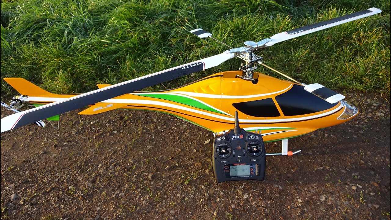 Erstes Abheben Align T Rex 700E flybar F3C, first hover !