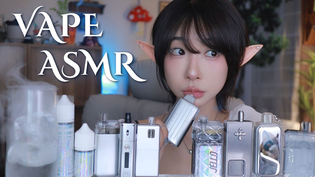VAPE ASMR) 엘프가 말아주는 실버 기기 ASMR | Elf Brings You Silver Vapes ASMR🧚