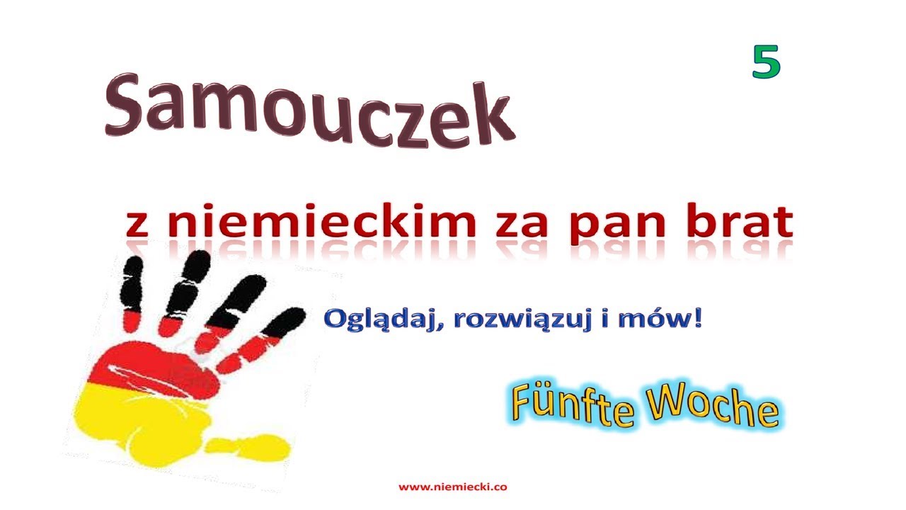 Niemiecki od podstaw #5 - kurs niemieckiego do poziomu A2 - lekcja 5 - Samouczek