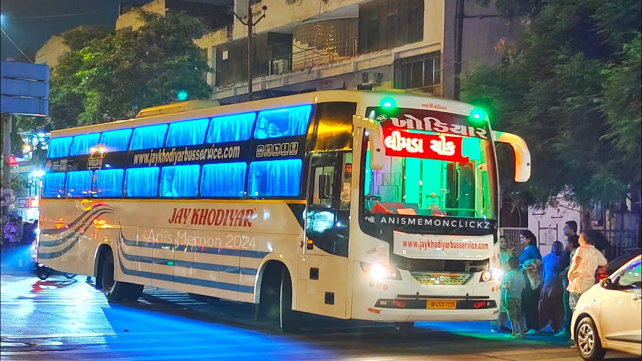 Jay Khodiyar Travels AC Sleeper Bus.