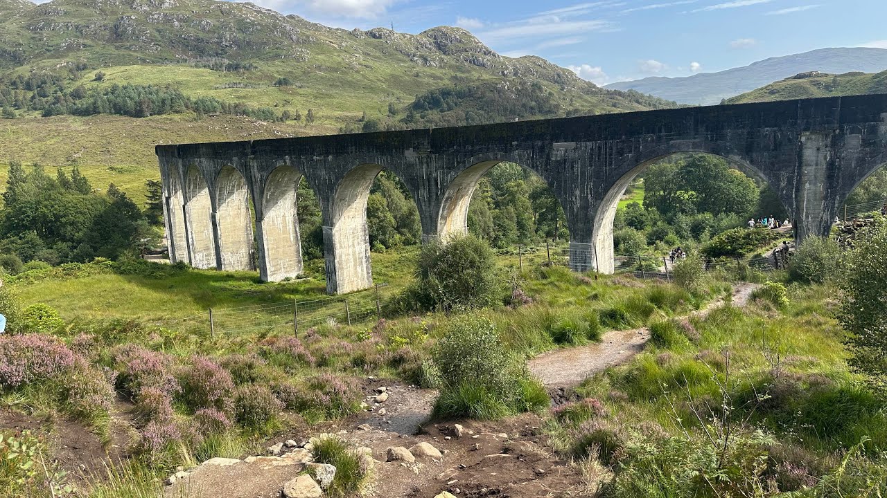 Driving Fort William - Glenfinnan  Viaduct 