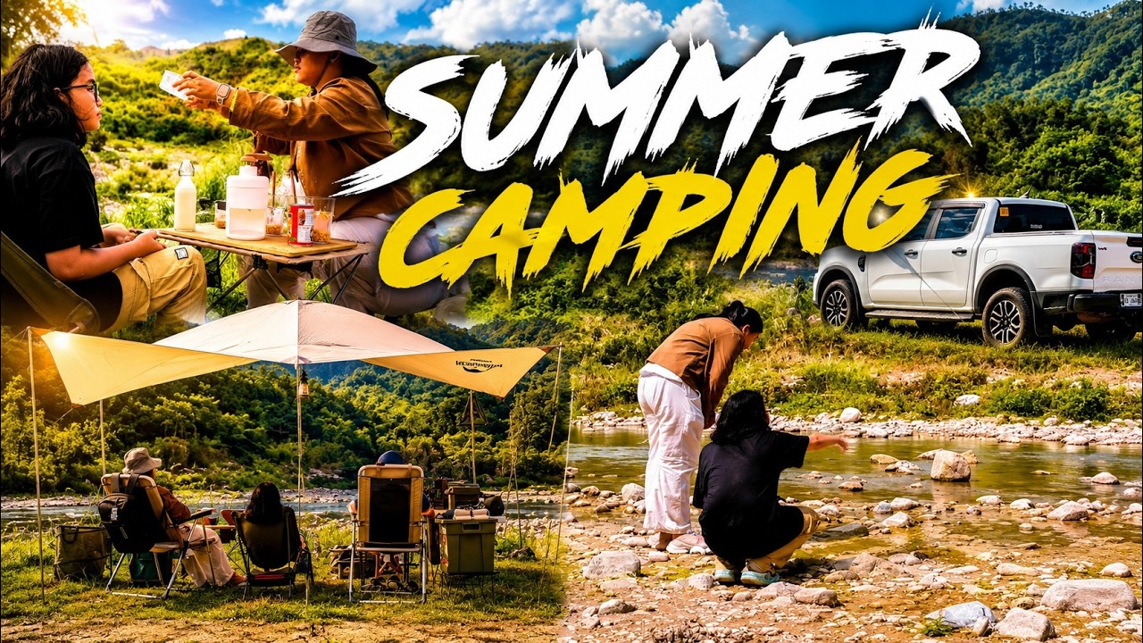 CAMPING BY THE RIVER, RIVER RANCH, FORD RANGER SPORT 4X4, TANAY RIZAL, CAMPING PH