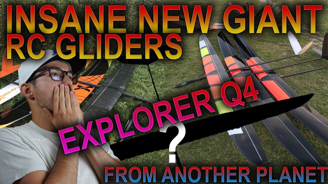 INSANE NEW GIANT RC GLIDERS - EXPLORER Q4 - HIGH PERFORMANCE TOP LEVEL - NAN-Models - F5J