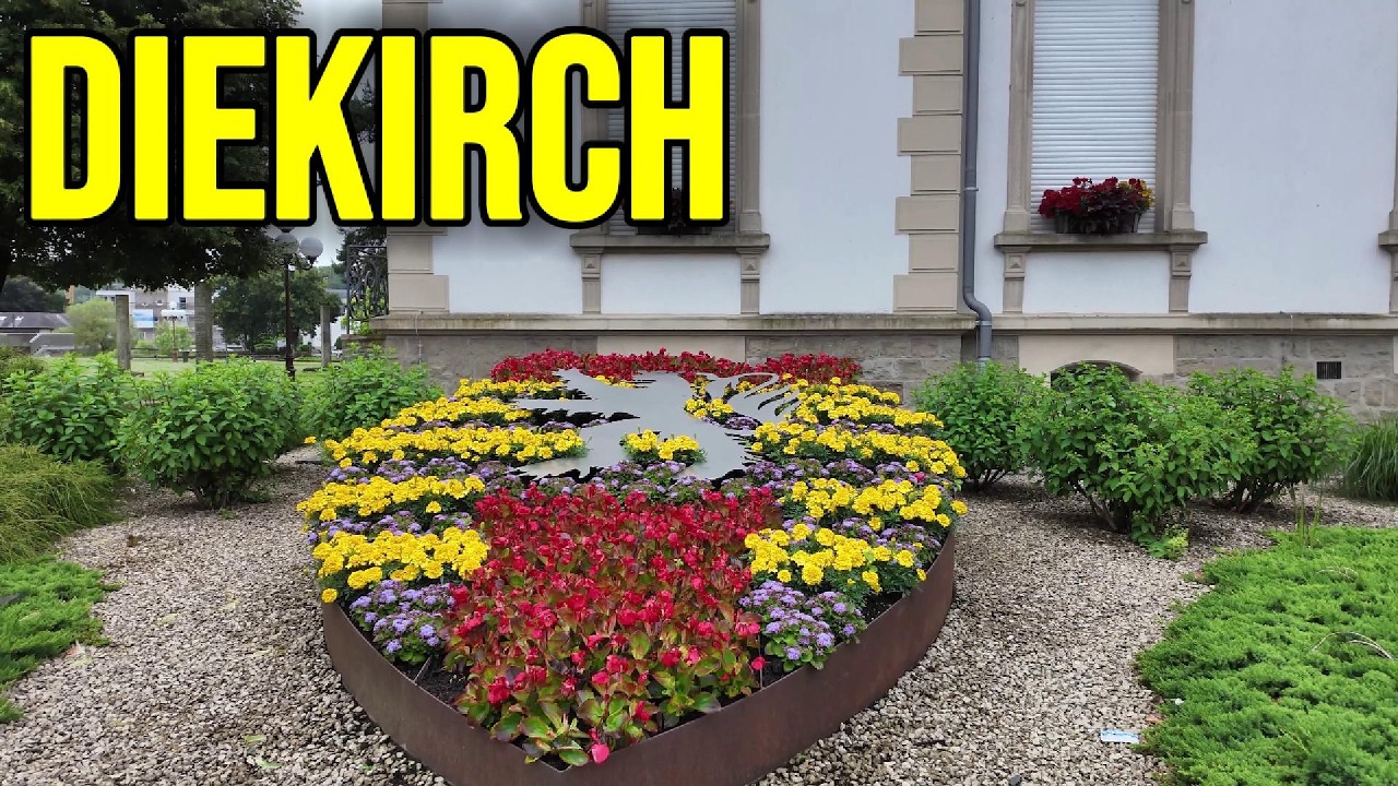 🇱🇺 Walking in Diekirch, Luxembourg 🇱🇺 | 4K Ultra HD Virtual Tour