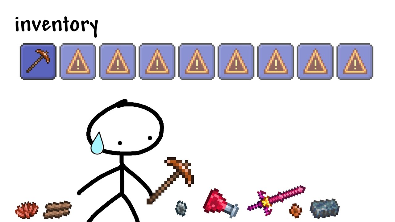 50 inventory slots is too many. One will do